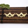 Nuevo Estilo Cobre Fundido Simple Borla para Barba Conector Colgante Pendientes Antiguos Simples Pasador Accesorios de Joyería diy