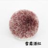 Llavero con colgante de bola de pelo de conejo Rex de imitación de 8 cm, venta al por mayor de fábrica, para bolso de piel de mujer, accesorios para coche