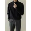 Nova camisa masculina de luxo leve com gola alta, manga curta, versátil para o trabalho, slim, alta qualidade, com bom caimento