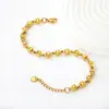 Pulsera Gruesa de Acero Inoxidable Minimalista de Lujo Ligero Europea y Americana con Diseño Creativo de Cadena de Metal 18K para Mujer