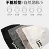 Gorro Holgado de Poliéster Personalizado Transfronterizo con Logo para Mujer Otoño e Invierno Color Sólido Gorro de Punto Cálido Venta al por Mayor Dropshipping
