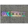 Pegatinas Reflectantes de Flecha para Cubiertas Delanteras y Traseras de Motocicleta, Calcomanías Decorativas Modificadas, Pegatinas Personalizadas Creativas Impermeables y Resistentes al Sol