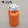 Suministro directo de fábrica tanque de gas licuado 5kg válvula hexagonal exportado a África Nigeria, Ghana Especificaciones múltiples