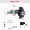 Cerradura Haitan MS408 cerradura de lengüeta cerradura de caja de distribución cerradura de puerta de gabinete eléctrico fabricantes pelo liso