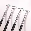 Conjunto de Quatro Pincéis de Maquiagem para Olhos de Cabelo Animal Cangzhou Pincel para Sombra de Olhos Cabelo Animal Cabelo Real Pincel para Canto Interno Pincel Detalhe Transfronteiriço