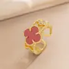 Anillo Exquisito Super Brillante de Circonita para Niñas, Lujo Accesible y Anillo de Apertura Ajustable de Gama Alta, Baño de Oro Real Simple