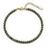 Moda Transfronteriza Europea y Americana Tobillera Sencilla de Perlas Blancas para Mujer Estilo Maduro Suave Uso Diario Joyería para el Pie Ajustable
