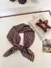Bufanda de Seda Imprescindible para Blogueros Estilo Coreano, Bufanda Cuadrada Sedosa y Fresca, Bufanda Decorativa para la Cintura, Bufanda para el Cuello, Pañuelo para la Cabeza, Bufanda de Viaje con Estampado Paisley