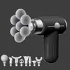 Pistola de Massagem Muscular para Tecido Profundo Multi-Cabeça Transfronteiriça com 9 Cabeças de Massagem para Fitness em Casa Mini Uso nos Ombros e Pescoço