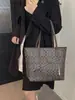 Textura Impressa 2025 Novas Bolsas Presbiopia Grande Capacidade Casual Roupa de Trabalho Moda Ombro Portátil Bolsa Tote Atacado