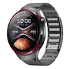 Pulseira aplicável para Huawei Watch 4 Pro de metal, aço inoxidável, interface especial de pressão, malha densa IB, fivela magnética, pulseira de relógio