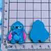 Accesorios de resina con diseño de animal de dibujos animados brillante, puntada, bailando, aplaudiendo, para cuerda de pelo, pasador, funda de teléfono, parche