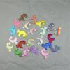 Acessórios DIY com relevo de lua e estrelas brilhantes, enfeites de cabelo para crianças, joias artesanais, materiais, acessórios