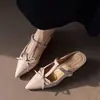 Sandalias Romanas Versátiles Casuales con Tacón de Cuña Elegante de 5.5cm, Punta Fina y Moño, Tira Única y Punta Cerrada