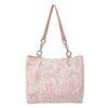 Bolsa de Lona Graffiti para Mujer 2025 Verano Nueva Bolsa de Hombro Casual de Gran Capacidad Bolsa Tote para Estudiantes para Clase y Desplazamientos