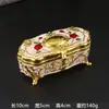 Soporte de estilo europeo, moderno y creativo, para bastoncillos de algodón, artículos para hotel y hogar, almacenamiento de joyas con cuentas doradas y blancas, cuentas para collares transfronterizas