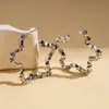 Pendientes Geométricos Metálicos Europeos y Americanos Huecos de Estrella de Cinco Puntas, Pendientes de Moda y Simples, Pendientes Personalizados de Estilo Genial de Alta Gama