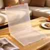 Caja Cuadrada de Plástico PP Caja de Empaque Transparente para Juguetes, Rompecabezas, Herrajes, Adornos, Equipo de Pesca Caja de Almacenamiento de Plástico Caja para Archivos