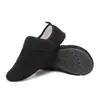 Pantuflas de algodón con forro polar para otoño e invierno para hombres, mujeres y niños, zapatos sin cordones con suelas suaves antideslizantes, para el hogar en interiores y para fitness en interiores