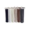 Meias 3/4 Melard para Meninas, Meias de Primavera e Outono, Cor Café Retrô, Meias de Cano Médio para Meninas, Estilo Coreano, Meias Longas para Meninas
