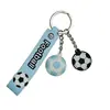 Chaveiro de Fã de Borracha Macia Bola Esportiva Pingente de Pequeno Presente Acessórios de Bolsa Cartoon 3D Venda por Atacado do Fabricante
