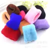 Versão coreana da nova corda de cabelo anel de cabelo cor de doce outono e inverno nova corda de cabelo material de toalha adorno de cabeça elástico atacado