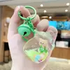 Desenho animado de areia movediça urso dos sonhos menina chaveiro cor de leite em pó boneca fofa pingente de bolsa casal presente pequeno atacado