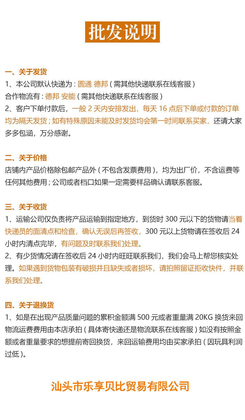 退换货说明
