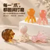 Peine de masaje de pulpo masajeador de meridianos para la cabeza peine para terapia de acupuntos del cuero cabelludo pulpo portátil de dientes anchos grandes peine raspador