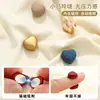 Hebilla magnética antideslizante multifuncional en forma de corazón, mini sujetador de cuello de camisa invisible sin costuras creativo, hebilla en forma de corazón