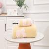 Nueva falda de baño de terciopelo de coral, toalla vestible, traje de toalla de baño, suave, gruesa, absorbente, linda, no suelta pelo fácilmente, gorro para secar el pelo