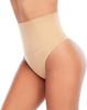Tanga de comercio exterior para mujer, fuerte para la cadera, verano delgada con varilla de acero, cintura alta, pantalones moldeadores sin costuras
