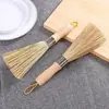 Escova de Bambu para Lavar Louças e Panelas, uma Ferramenta Mágica para Limpar Panelas, Adequada para Cozinhas, Restaurantes e Estabelecimentos de Refeição, Escova de Bambu Natural Estilo Tradicional para Lavar Panelas