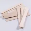 Niños adultos esterilización médica desechable depresor de lengua de abedul depresor de lengua de madera estéril fábrica venta al por mayor tabla raspadora de cera