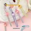 Linda Lima de Uñas de Dibujos Animados Shin-Chan de PP, Lima Pulidora y Abrillantadora para Niñas, Lima para Arte de Uñas, Tira de Lijado para Manicura con Cadena de Cuentas