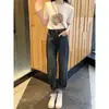 Calça Harem Feminina 2026 Primavera e Outono Nova Cintura Alta Emagrecimento e Alongamento Plus Size Estilo Pai Calça de Perna Larga Cenoura