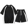 Traje Casual para Hombre 2026 Verano Holgado Camiseta de Pareja Estrella Cro de Manga Corta Pantalones Cortos Conjunto Deportivo de Dos Piezas Ropa de Hombre Ins