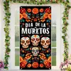 Fabricante do Dia dos Mortos Mexicano Halloween Horror Nova Festa Festival Foto Fotografia Cenário Tecido