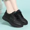 Zapatos Deportivos Casuales de Suela Gruesa para Mujer 2026 Otoño Nuevo Ligeros Zapatos de Papá Suela Suave Versátiles para Exteriores con Cordones Zapatos para Caminar