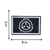 Parche Bordado SCP Foundation Insignia de Letra Accesorios para Ropa Parche Táctico Insignia de Moral En Stock Parche de Velcro