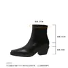 Botas de Cano Curto Elegantes com Salto Alto e Bico Fino Francês 9cm de Elevação Femininas 2026 Outono/Inverno Novo Estilo Britânico Versátil para o Trabalho Emagrecimento