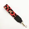 Correa de bolso con estampado de leopardo de nuevo color correa de mano correa de mano accesorios de correa decorativa correa para llaves correa corta para clutch