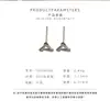 Pendientes Triangulares Versátiles S925 Cuidadosamente Seleccionados para Mujer, Lujo Ligero, Gama Alta, Pendientes Elegantes, Retro, de Nicho, Únicos