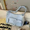 Bolsa Tote Feminina Nova Moda Estilo Japonês, Bolsa Pequena de Ombro Transversal Estilo Coreano, Bolsa de Mercadoria de Anime