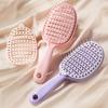 Peine de Costillas para Mujer Especial para Cabello Largo Peine Acolchado Parte Superior Craneal Alta Cabello Esponjoso Artefacto para Peinar Cabello Peine de Madera para Masaje del Cuero Cabelludo