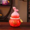 Enfeite Criativo de Cabacinha da Sorte, Giratório Colorido da Fortuna, Decoração de Mesa de Escritório, Presente Cultural e Criativo de Viagem