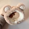 Faixa de cabelo de urso de pelúcia marrom faixa de cabelo feminina lavagem facial maquiagem máscara faixa de cabelo 2023 nova faixa de cabeça