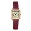 Gedi gedi reloj retro para estudiante reloj de pulsera de placa cuadrada pequeña exquisita reloj de cuarzo impermeable para mujer venta al por mayor