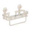 Estante de Almacenamiento de Pared para Inodoro con Ventosa, Montado en la Pared, sin Perforaciones, Cesta de Baño de Pared, Estante de Almacenamiento para Inodoro y Mesa de Lavado
