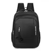 Mochila de negocios simple de gran capacidad para hombre, transfronteriza, bolsa de viaje para viajes de negocios, mochila escolar para estudiantes de secundaria y preparatoria